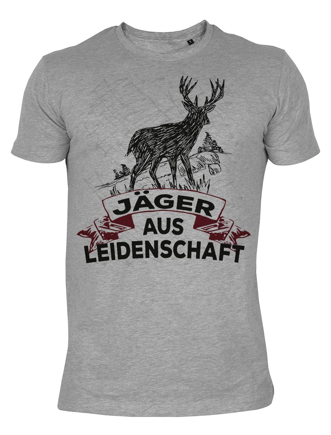 : Motiv Shirts Jäger aus Jagdsport Leidenschaft Tini Hirsch Jagdsport - T-Shirt Motiv Jäger