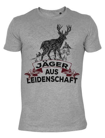 Tini - Shirts T-Shirt »Jagdsport Motiv Jäger« Hirsch Motiv Jagdsport : Jäger aus Leidenschaft
