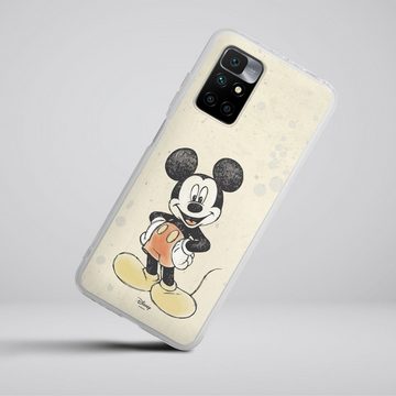 DeinDesign Handyhülle Offizielles Lizenzprodukt Mickey & Minnie Mouse Wasserfarbe, Xiaomi Redmi 10 Silikon Hülle Bumper Case Handy Schutzhülle