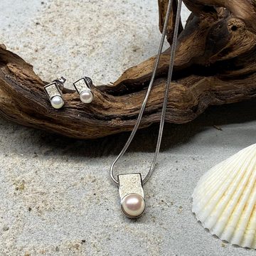 DUR Kette mit Anhänger DUR Schmuck: Kette "Strandperle" mit Strandsand K2458