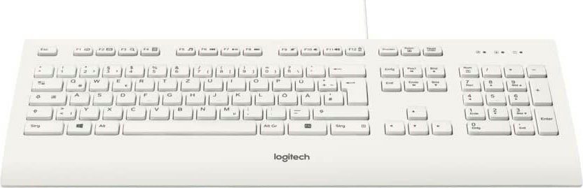 K280e Logitech weiß Tastatur Pro (Nummernblock) Logitech Tastatur Kabelgebundene Business