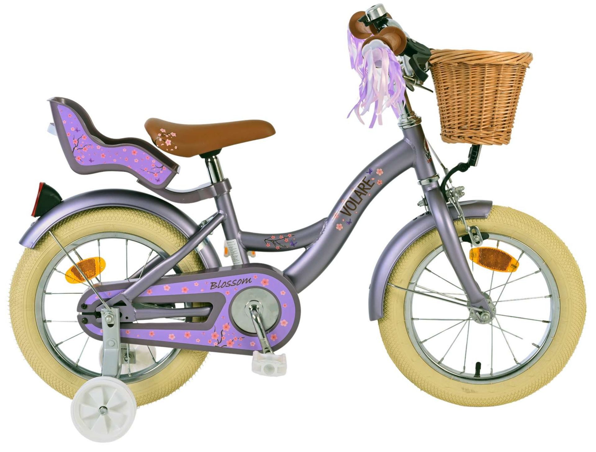 Volare Kinderfahrrad Kinderfahrrad Blossom, 14 Zoll, 1 Gang, ohne Schaltung, Kinderfahrrad Blossom, 14 Zoll