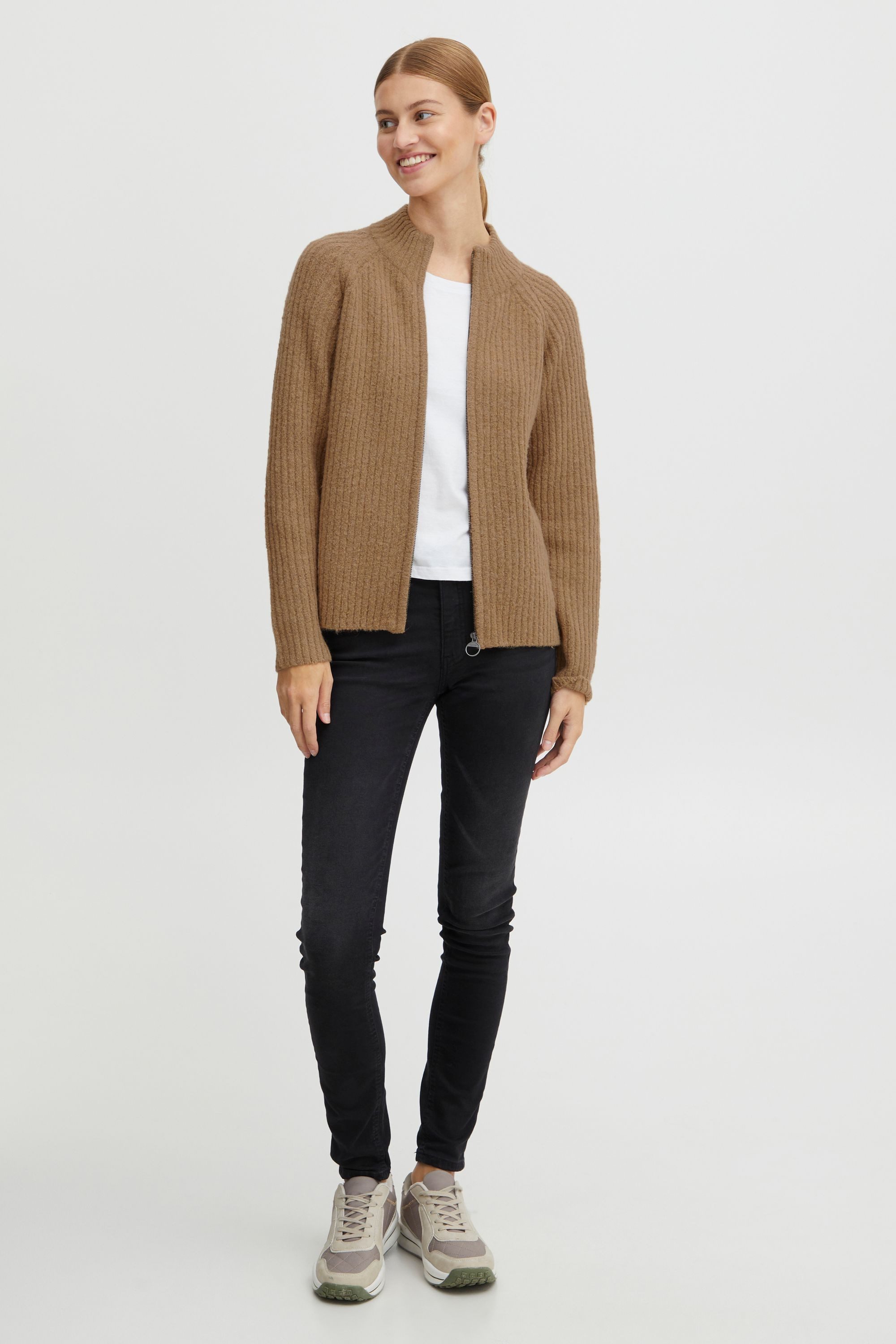 OXMO Strickjacke OXSal 21800095-ME Modischer Pullover günstig online kaufen