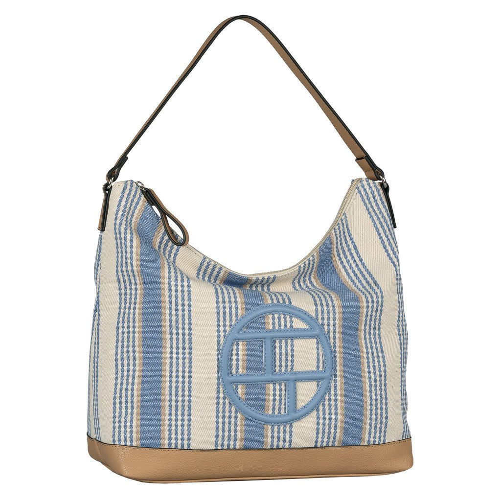 TOM TAILOR Hobo Gilda, Damen Tragetasche, Schultertasche mit großem Tom-Tailor-Logo