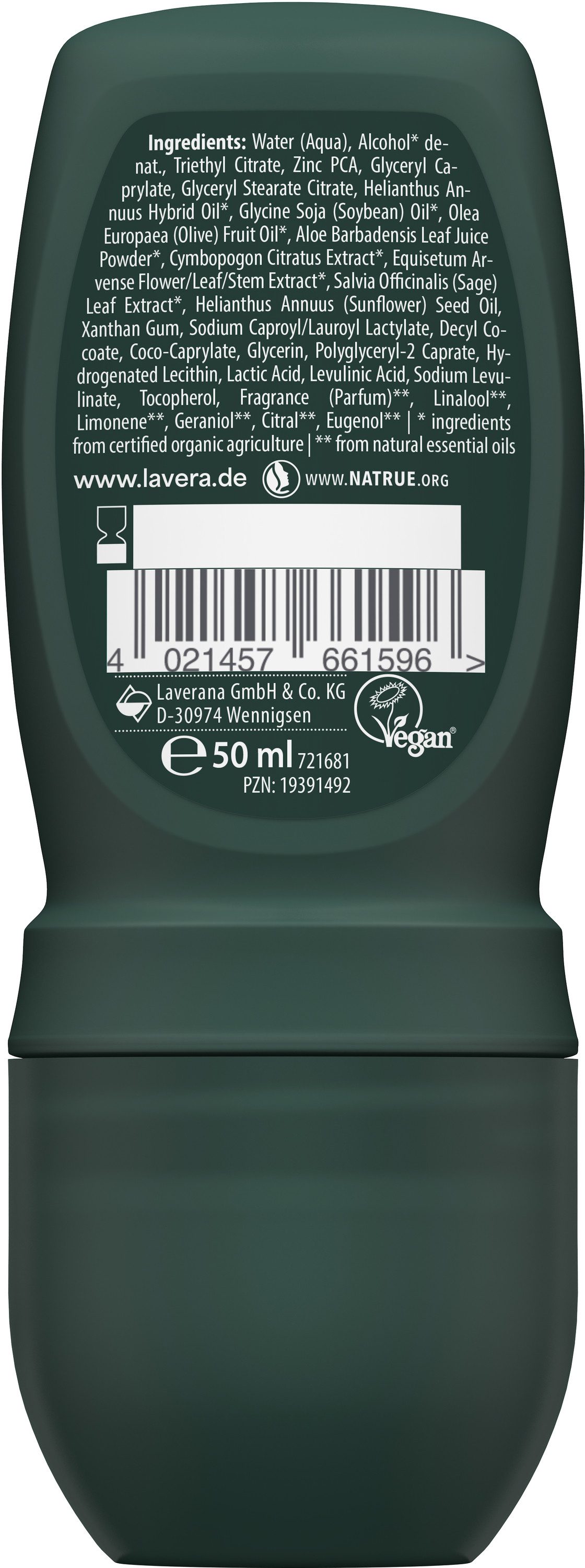 lavera Deo-Roller Men sensitive Deo Roll-On