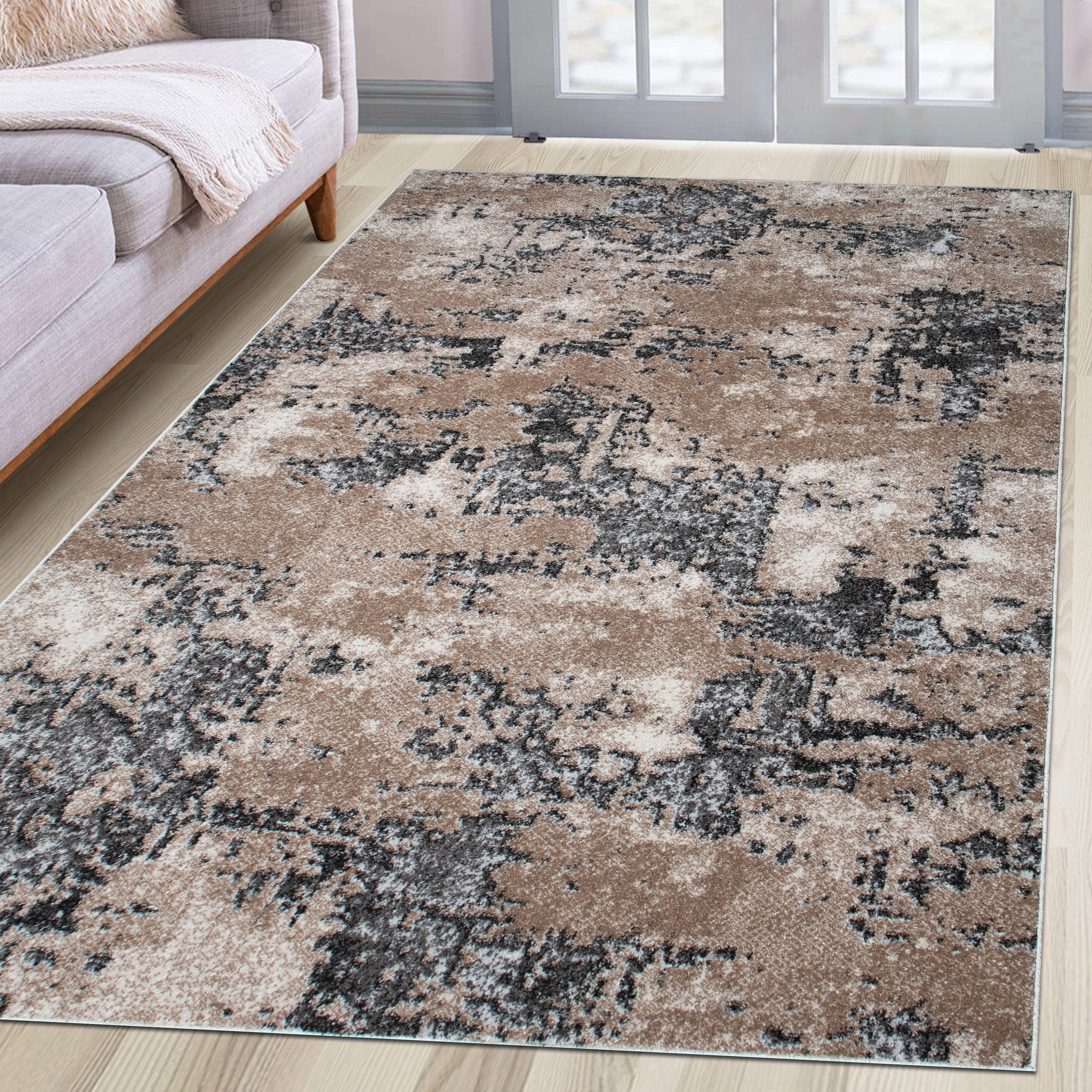 OTTO home Teppich Janory, Marmor-Optik, rechteckig, Höhe: 9 mm, mit besonde günstig online kaufen