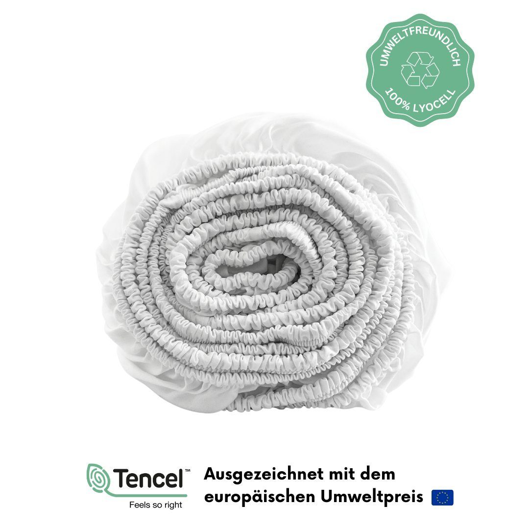 COZY HEAVEN Spannbettlaken Luxus Lyocell Spannbettlaken, TENCEL™, Ultra weich