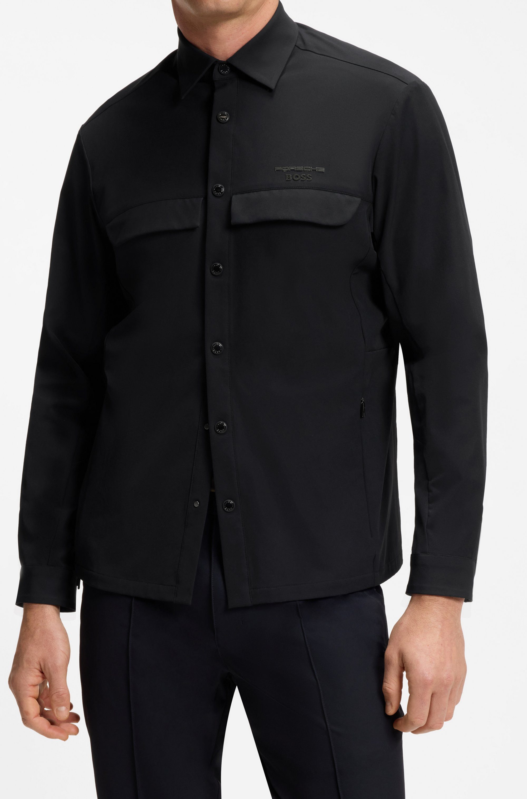 BOSS GREEN Hemdjacke Porsche Spirit 70 Capsule Collection Premium Herrenmode Limited