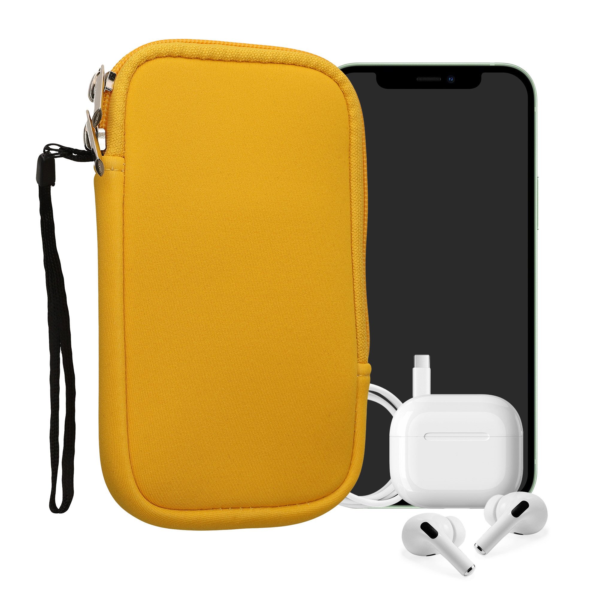 kwmobile Handytasche Handytasche für Smartphones M - 5,5" (1-tlg), Neopren Handy Hülle - Handy Tasche Sleeve Pouch