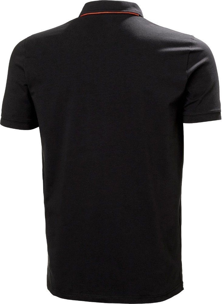 Black Shirt Polo Logo Helly Hansen Poloshirt
