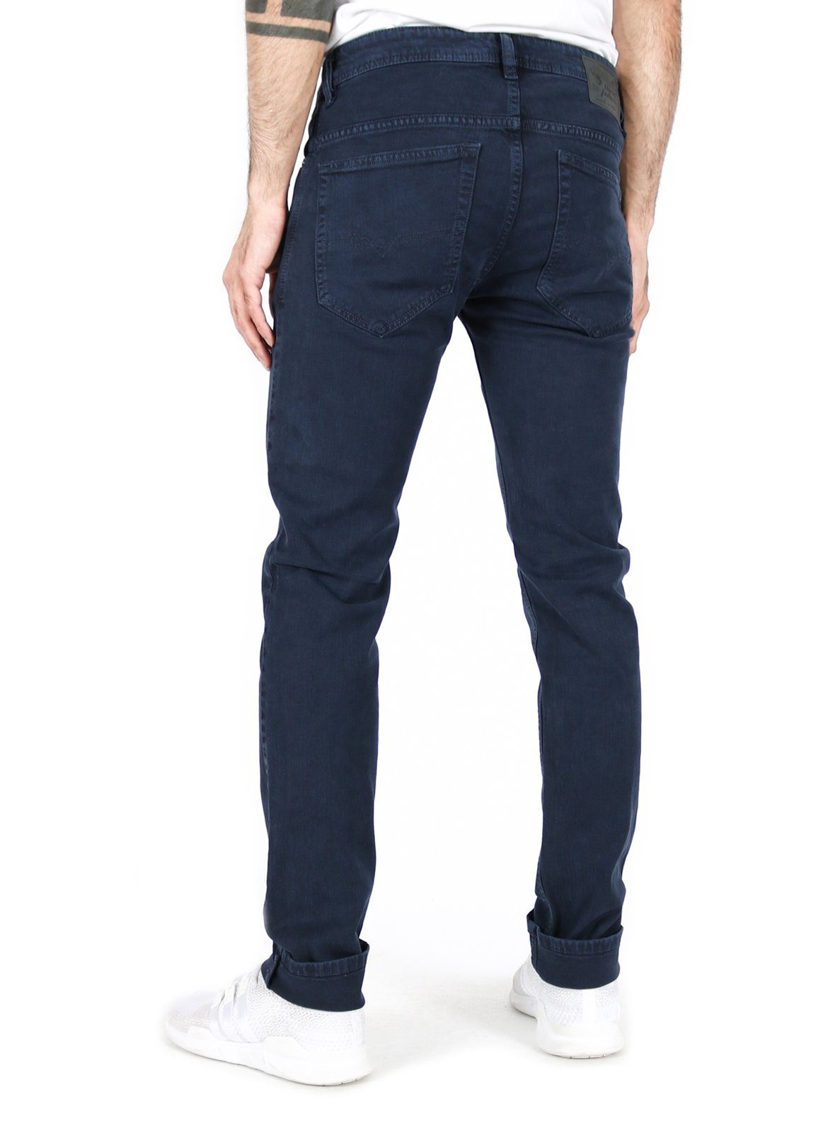Diesel Slim-fit-Jeans Herren Slim Skinny Stretch Hose Dunkel Blau, Thavar  XP-R R99S6