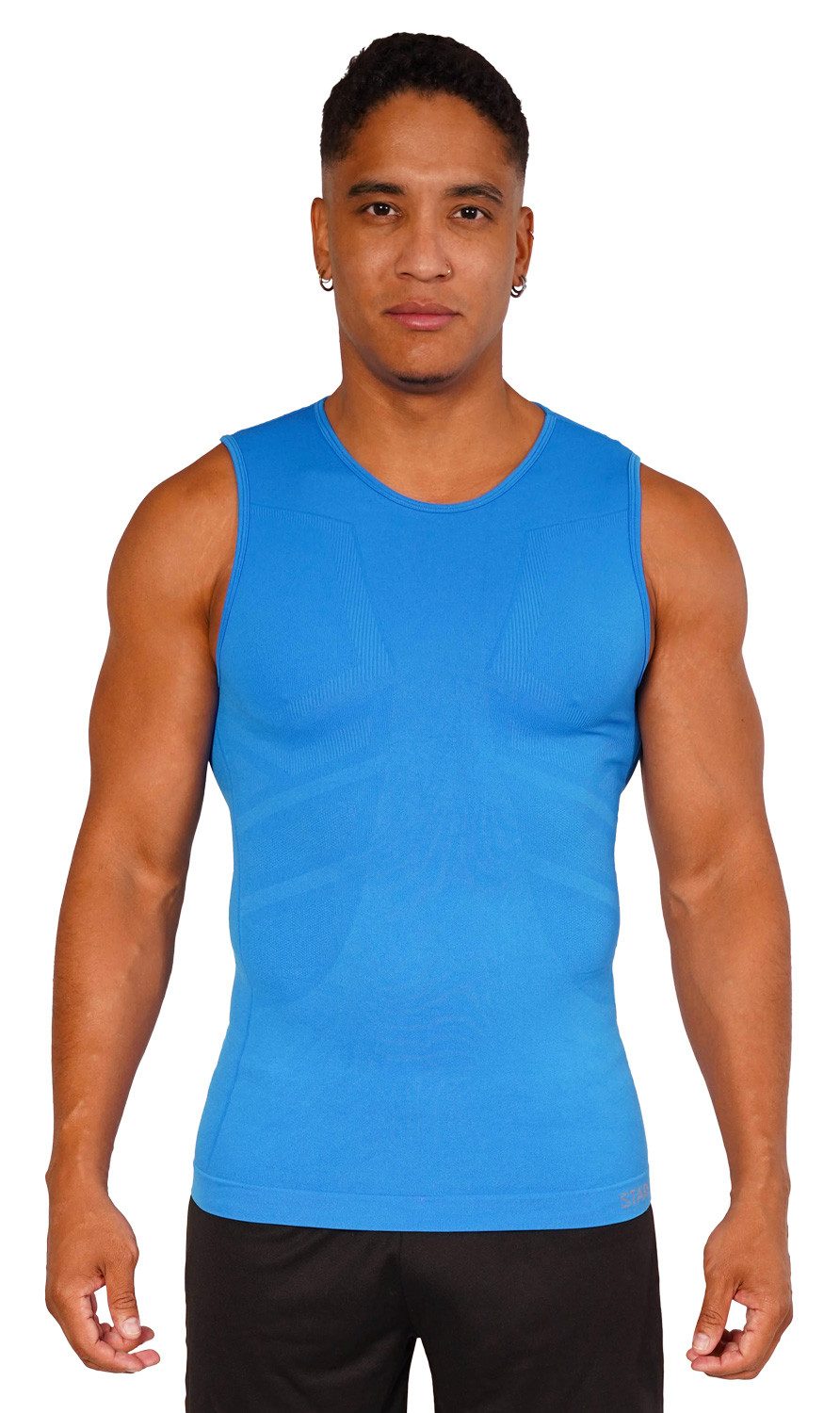 Stark Soul® Funktionsshirt Tanktop Unterzieh-Shirts Ärmellos Seamless - WARM UP -