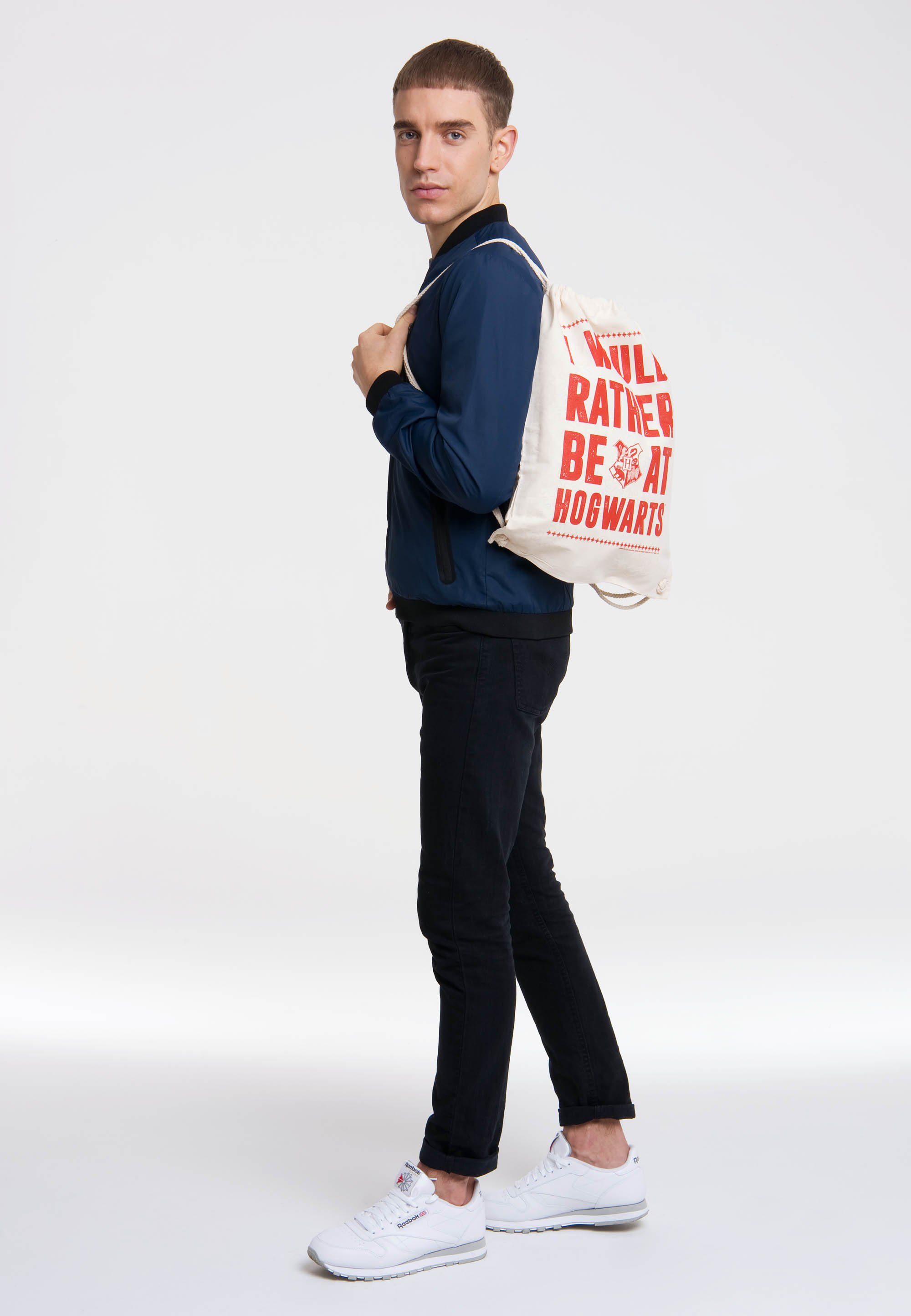 LOGOSHIRT Kulturbeutel Turnbeutel Harry Potter, mit großem Frontprint