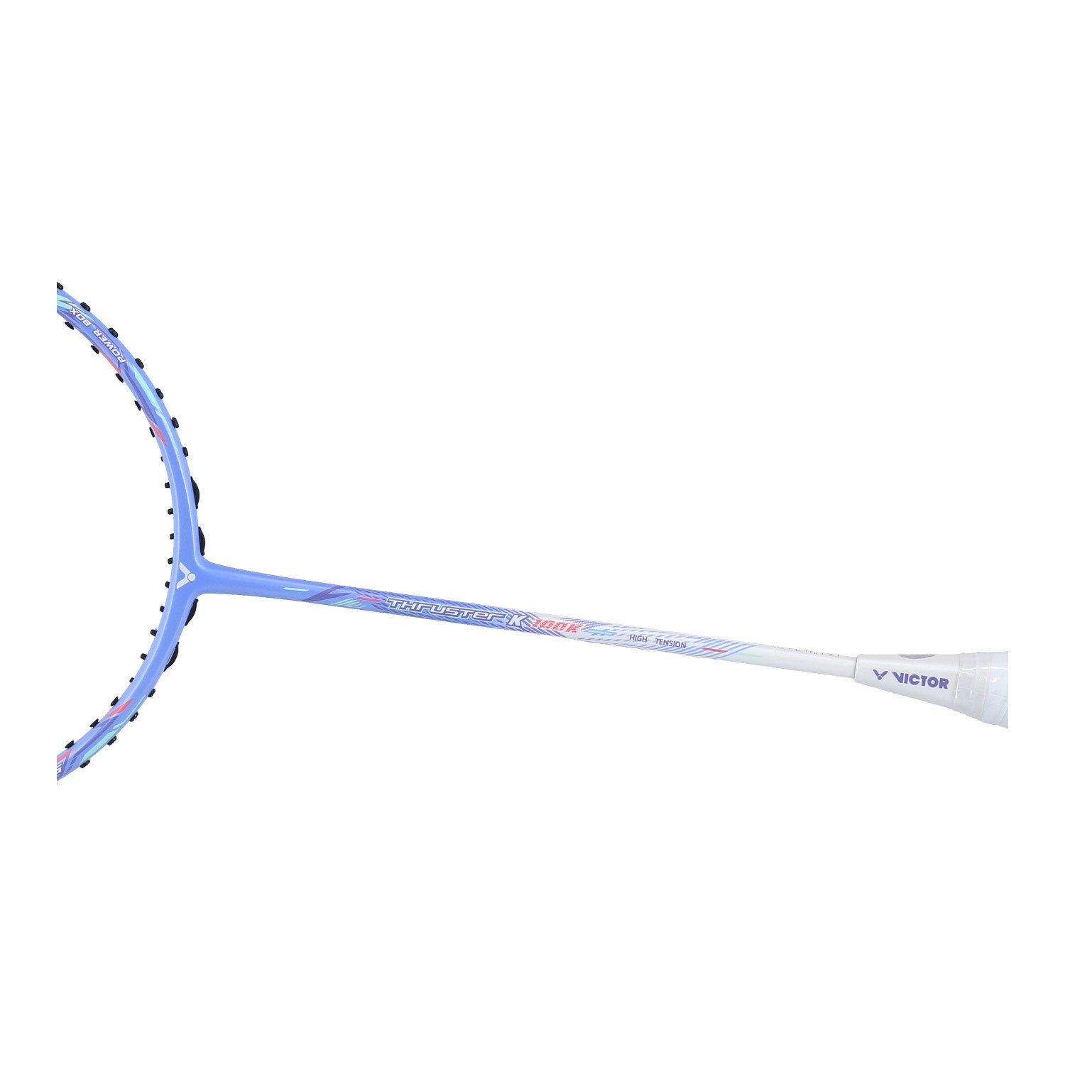VICTOR Badmintonschläger Thruster K 100 M hellblau - unbesaitet
