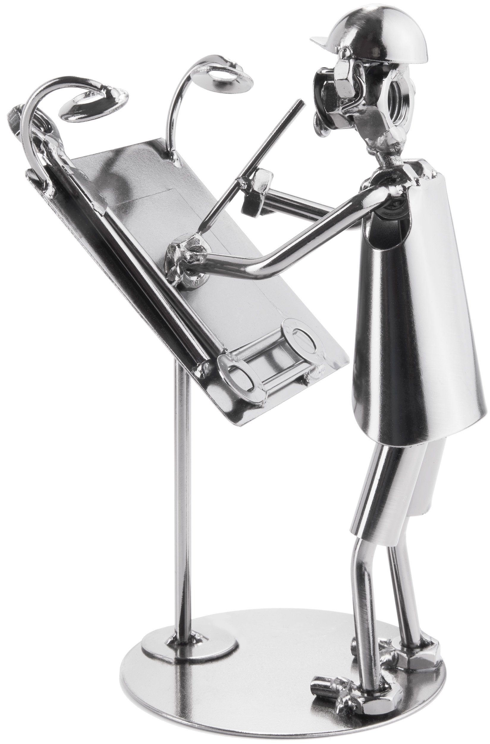 BRUBAKER Dekofigur Metallskulptur Schraubenmännchen Architekt (1 St), kunst günstig online kaufen