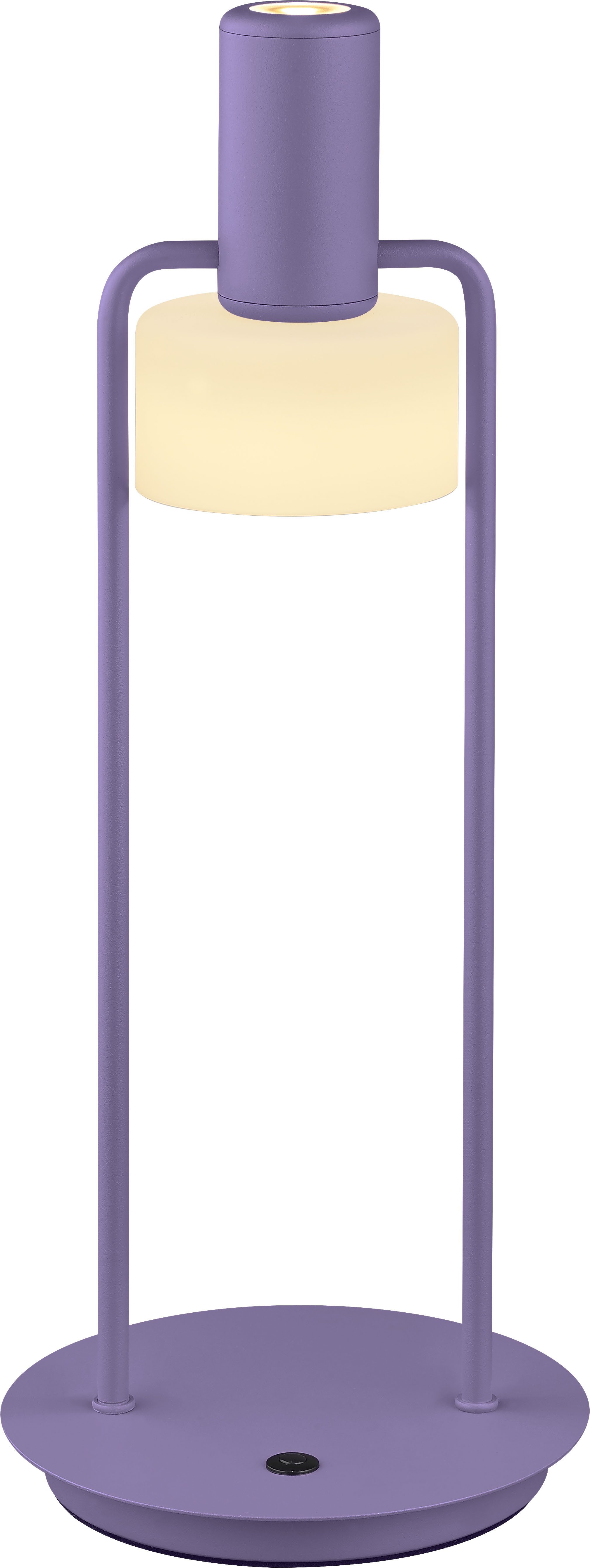 HELL höllisch gutes Licht LED Tischleuchte BANJI, LED fest integriert, Warmweiß, Tastdimmer