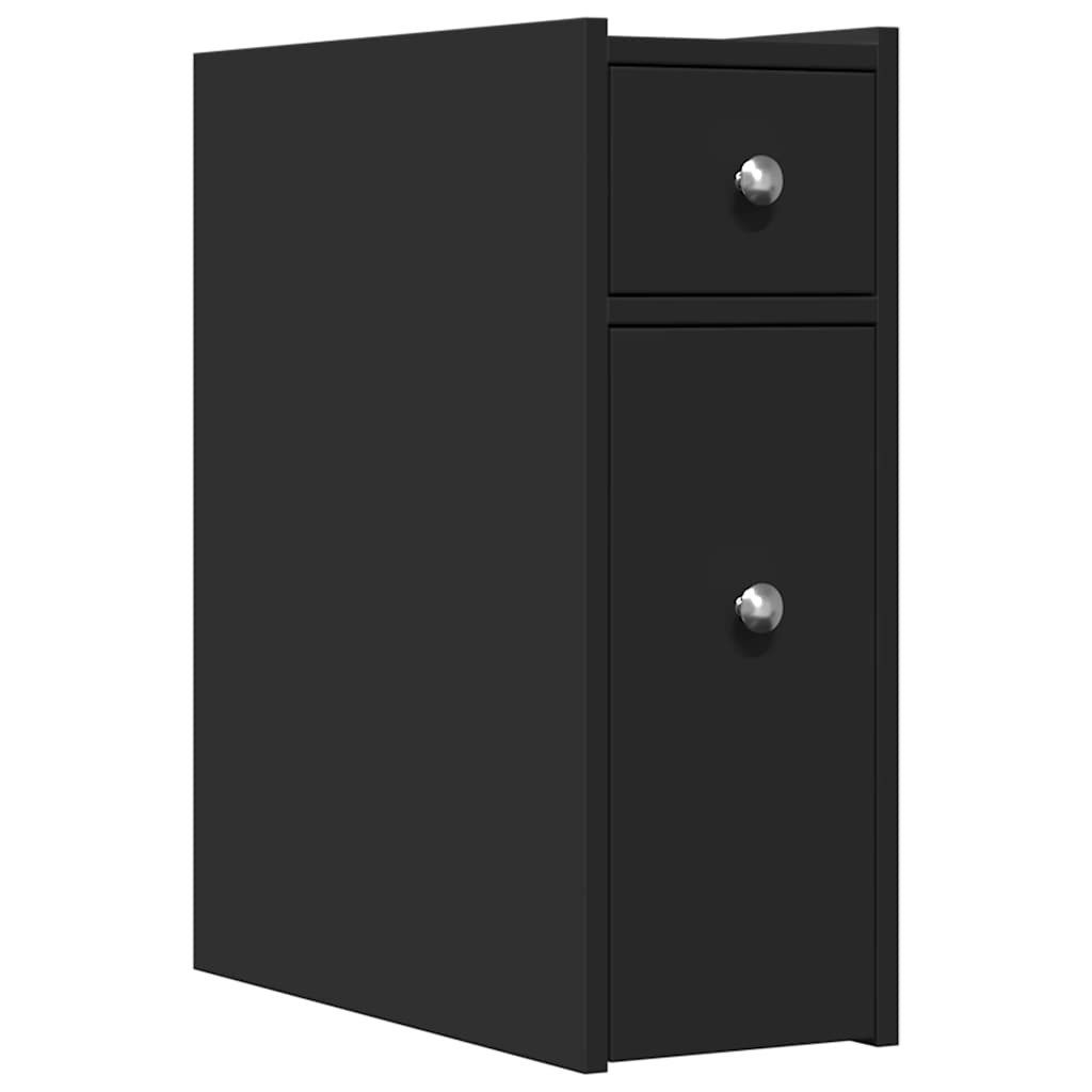 vidaXL Fächerschrank Badschrank Schmal mit Rollen günstig online kaufen