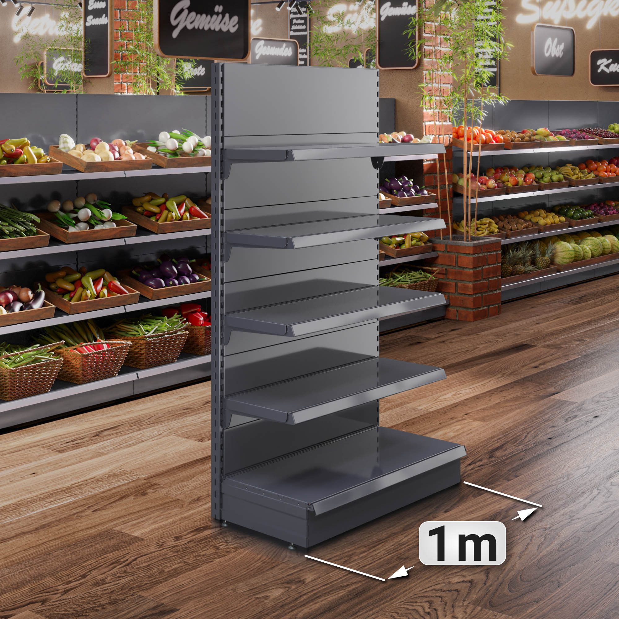 GGMMÖBEL Standregal BROOKLYN