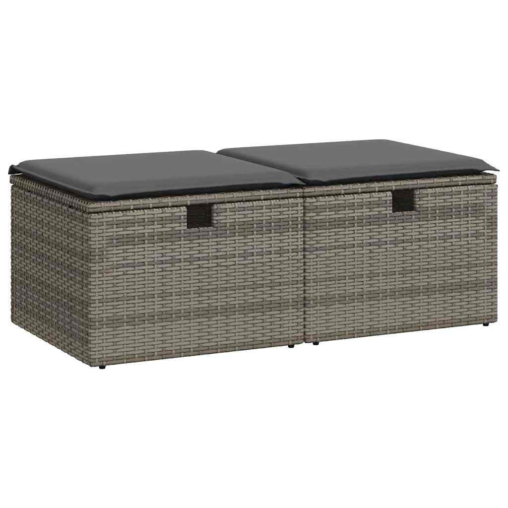 vidaXL Gartenlounge-Set 2-tlg. Garten-Sofagarnitur mit Kissen günstig online kaufen