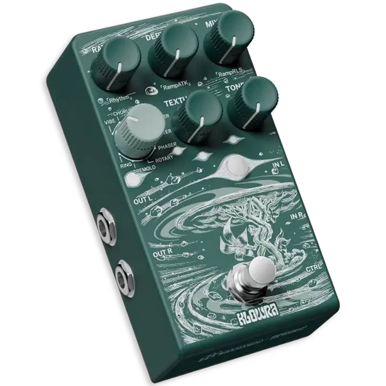 Klowra E-Gitarre Klowra Effektgerät Sprout Modulation Pedal, Effektgerät, Modulation Pedal