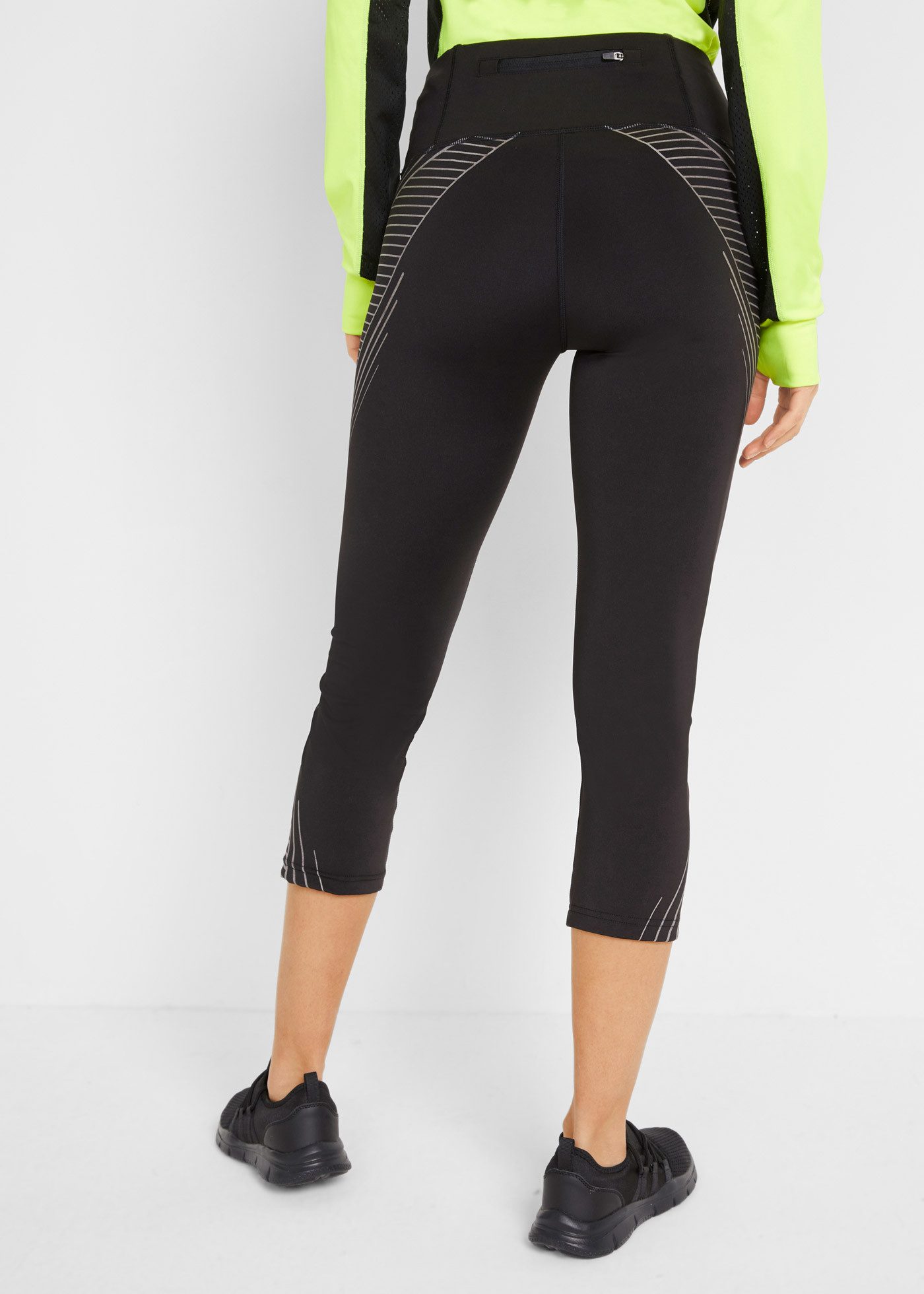 bonprix Trainingstights aus Power-Stretch-Material, 3/4-Länge, Skinny Fit