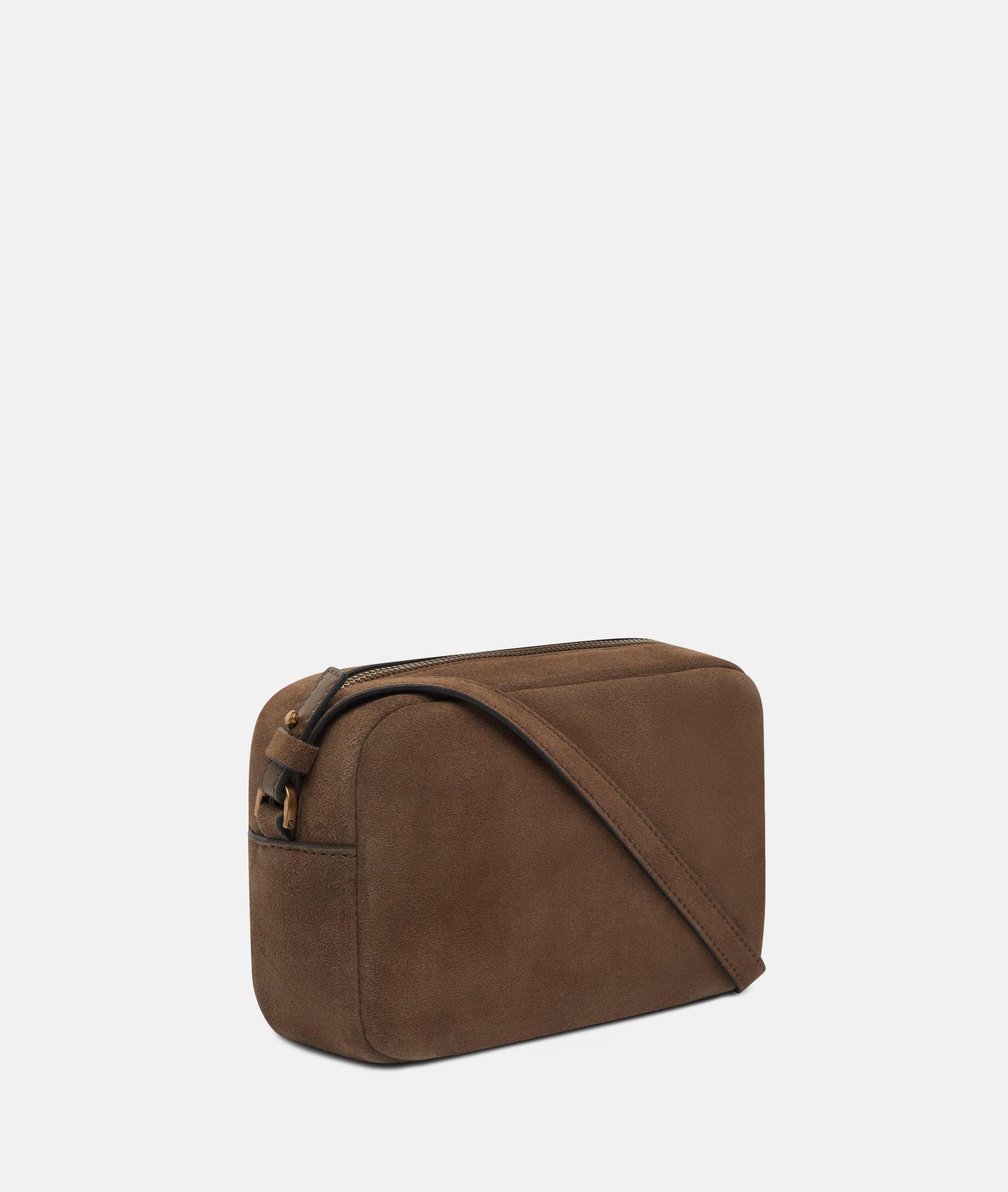 Liebeskind Berlin Umhängetasche Ella Camera-Bag S, Handliche Umhängetasche aus Veloursleder