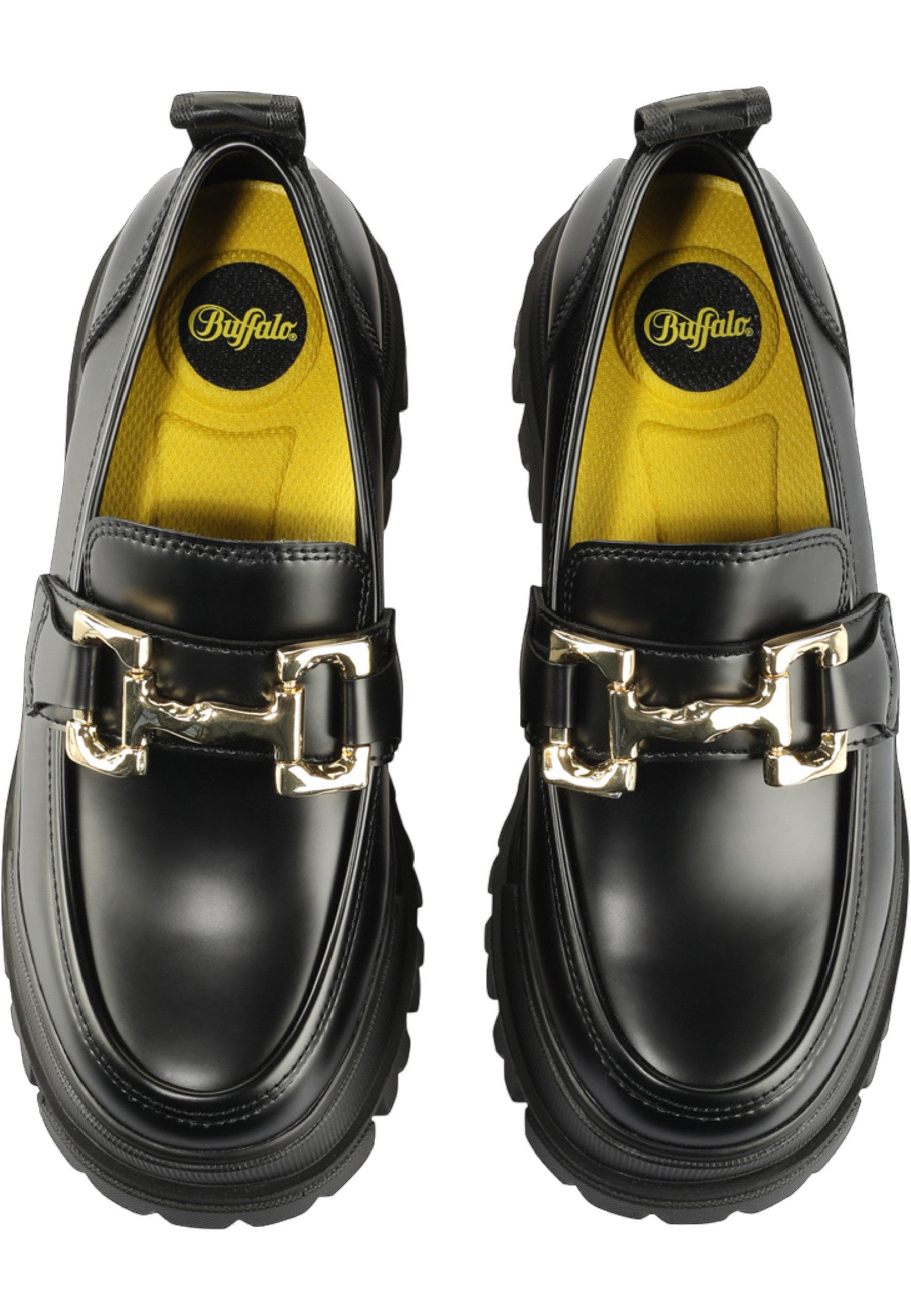 Buffalo Buffalo Aspha Loafer Chain NC - Vegan Nappa Sandale