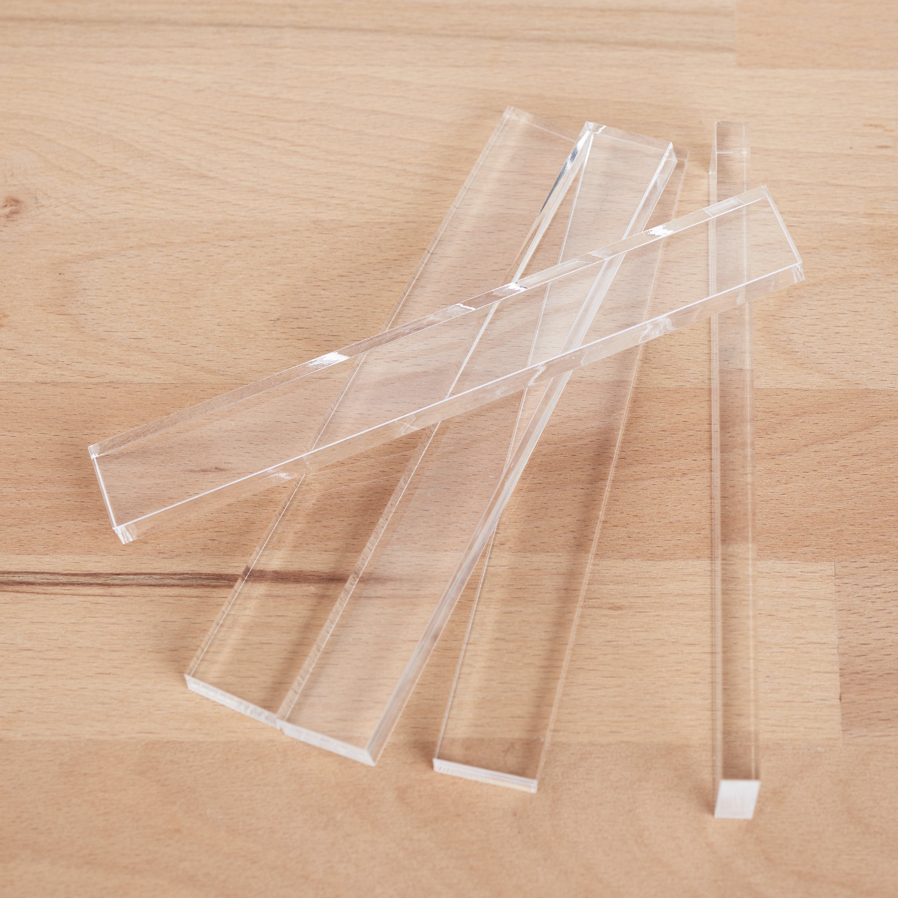 Hängedekoration Acrylklötzchen, 5 Stück