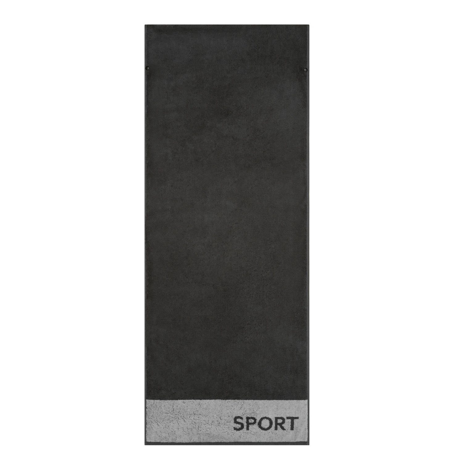 Cawö Handtuch Cawö Fitness & Gym Handtuch 6290 Farbe 77 metal Sport 50x130, Walkfrottier, 100% Baumwolle