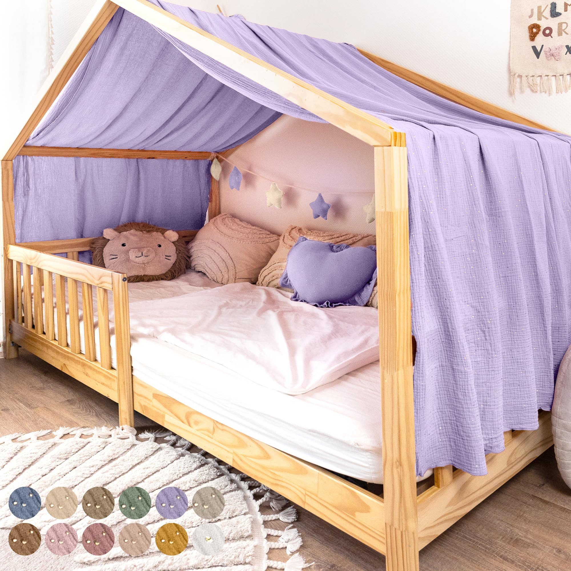 lilimaus Betthimmel Musselin Hausbett Himmel Kinderzimmer günstig online kaufen