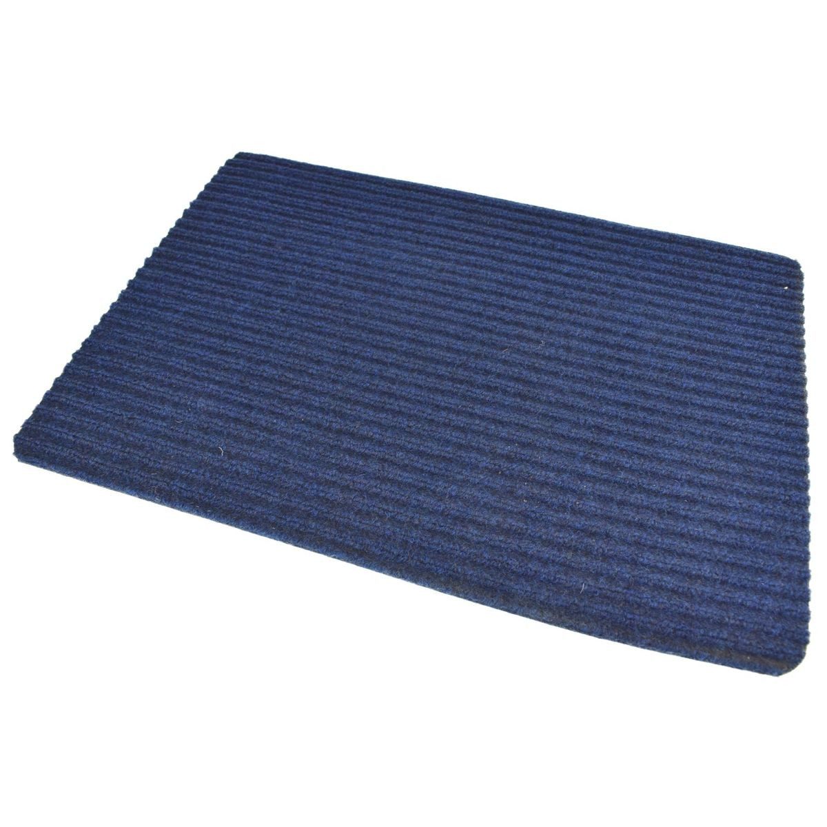 Marabellas Shop Fußmatte Fußmatte blau ca. 60 x 40 cm, Anti Rutsch Beschichtung