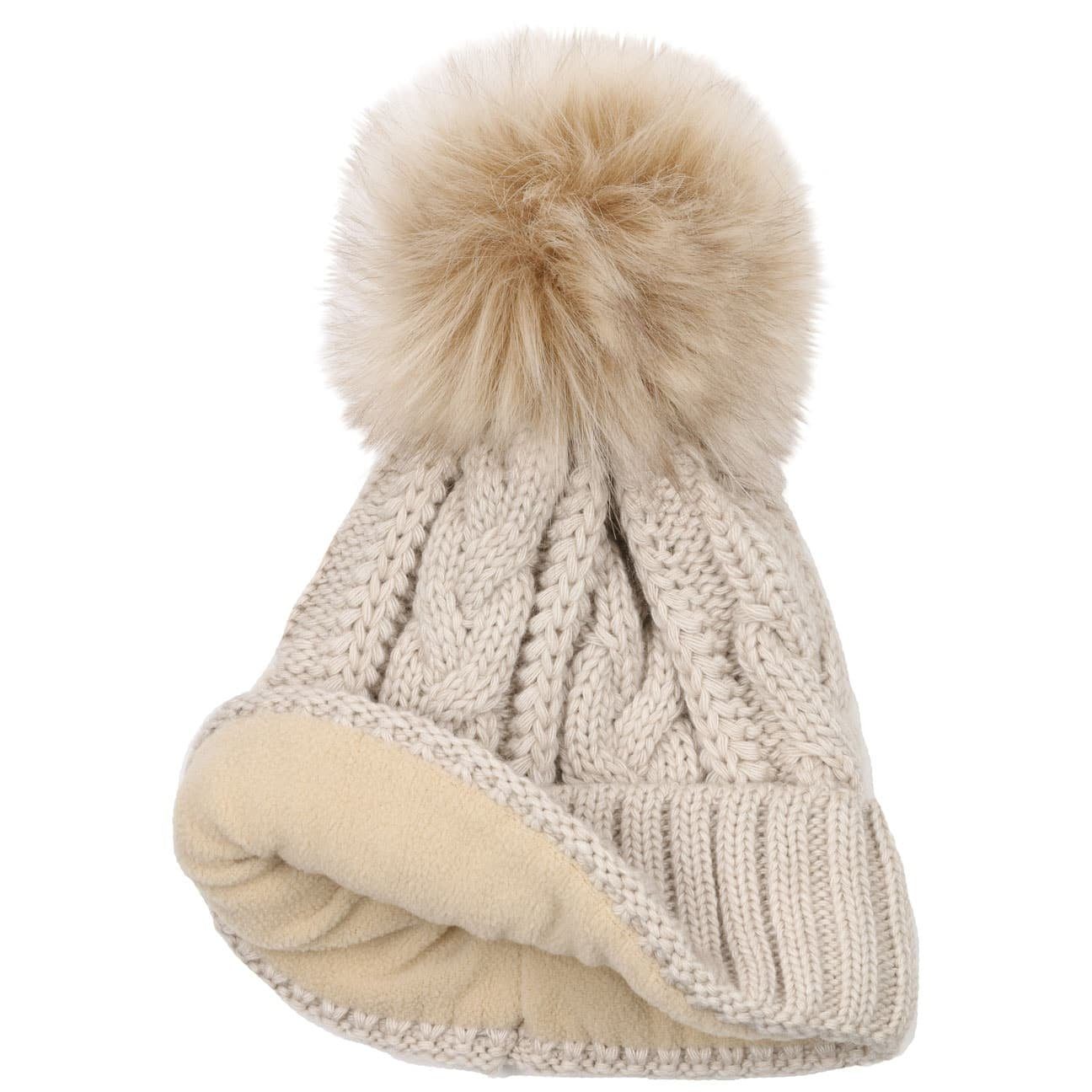 McBurn Bommelmütze (1-St) Bommelmütze mit Umschlag, Made in Italy günstig online kaufen