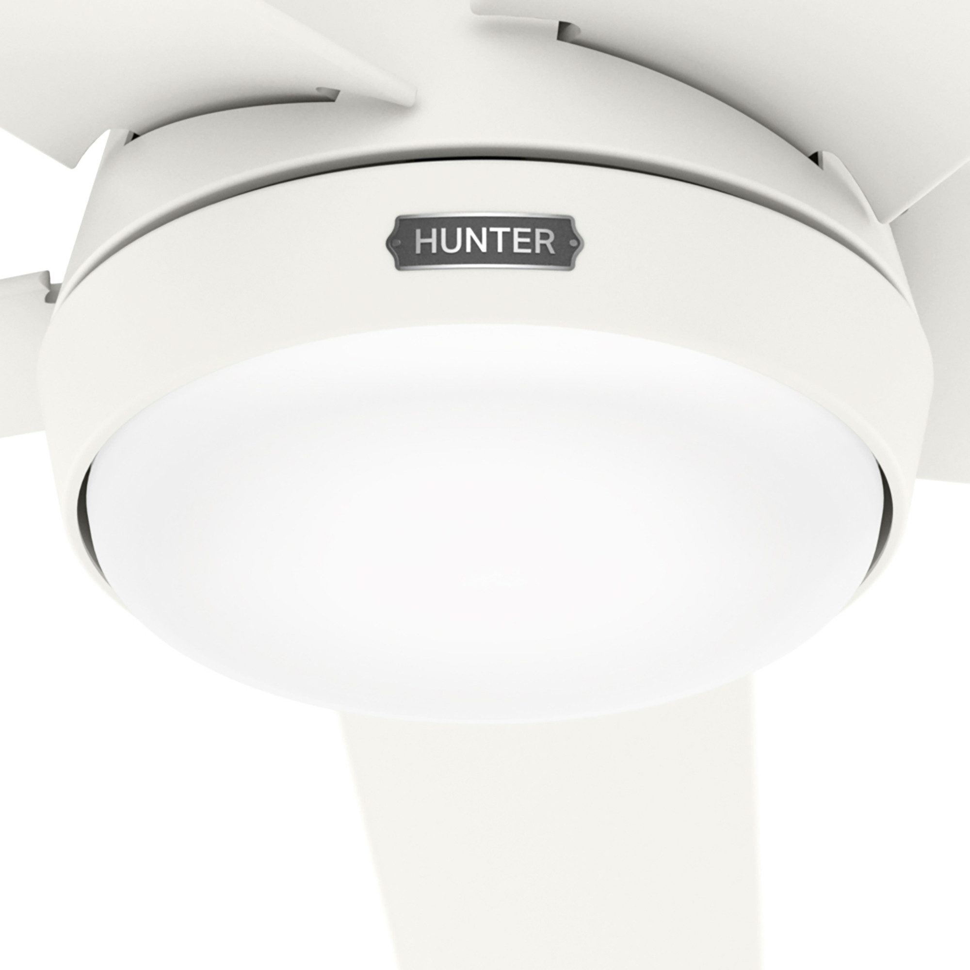 Hunter Deckenventilator Outdoor Deckenventilator Marina Weiß mit LED, dimmbar