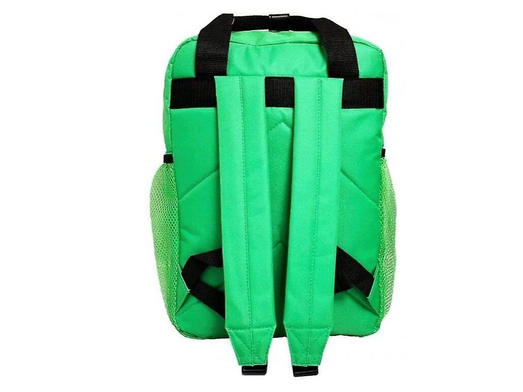 Minecraft Rucksack Schulrucksack Creeper grün 38x27x12 cm – Bild 3 von 3