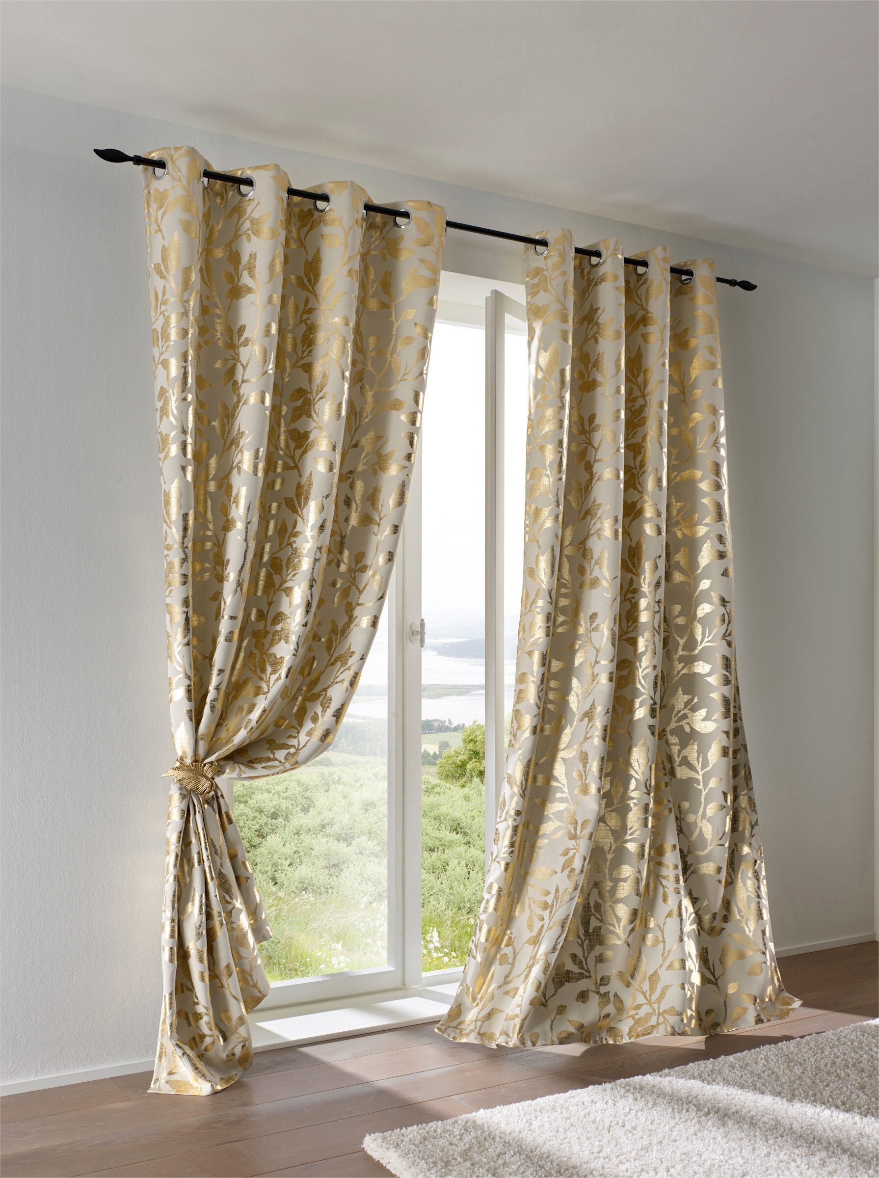 heine Gardine Dekoschal . (1 St), Ösen, blickdicht, Fertigstore gerade Form günstig online kaufen