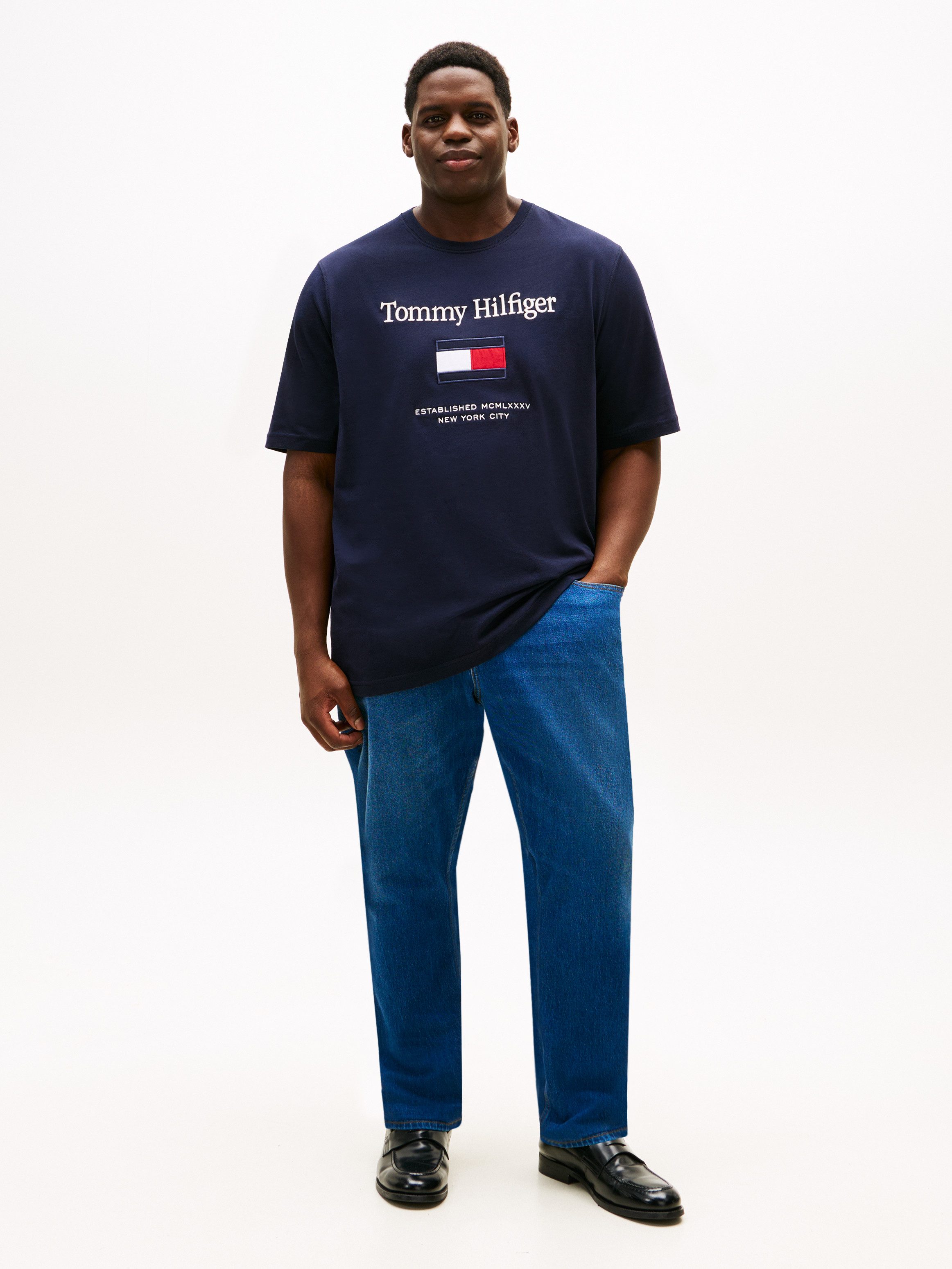 Tommy Hilfiger Big & Tall T-Shirt BT-TOMMY EMBRO FLAG Große Größen