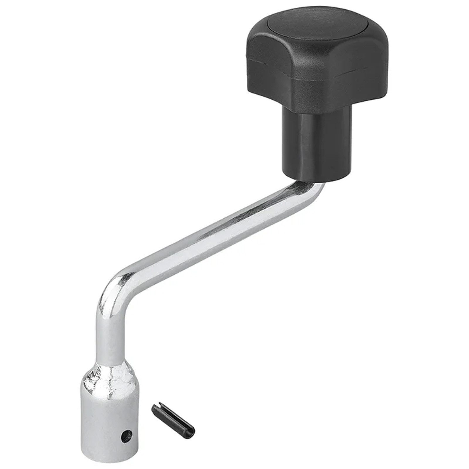 APT PKW-Anhänger Kurbel Hebel Stützrad 60mm Bugrad Deichselrad Довжина 110mm für Anhänger, k.A.