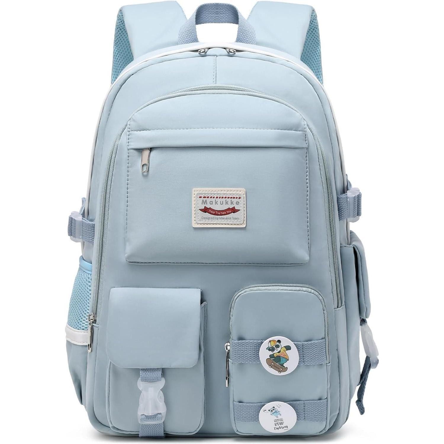 LuxusKollektion Schulrucksack Rucksack Damen Schulrucksack Mädchen Anime Anti-Theft Blau