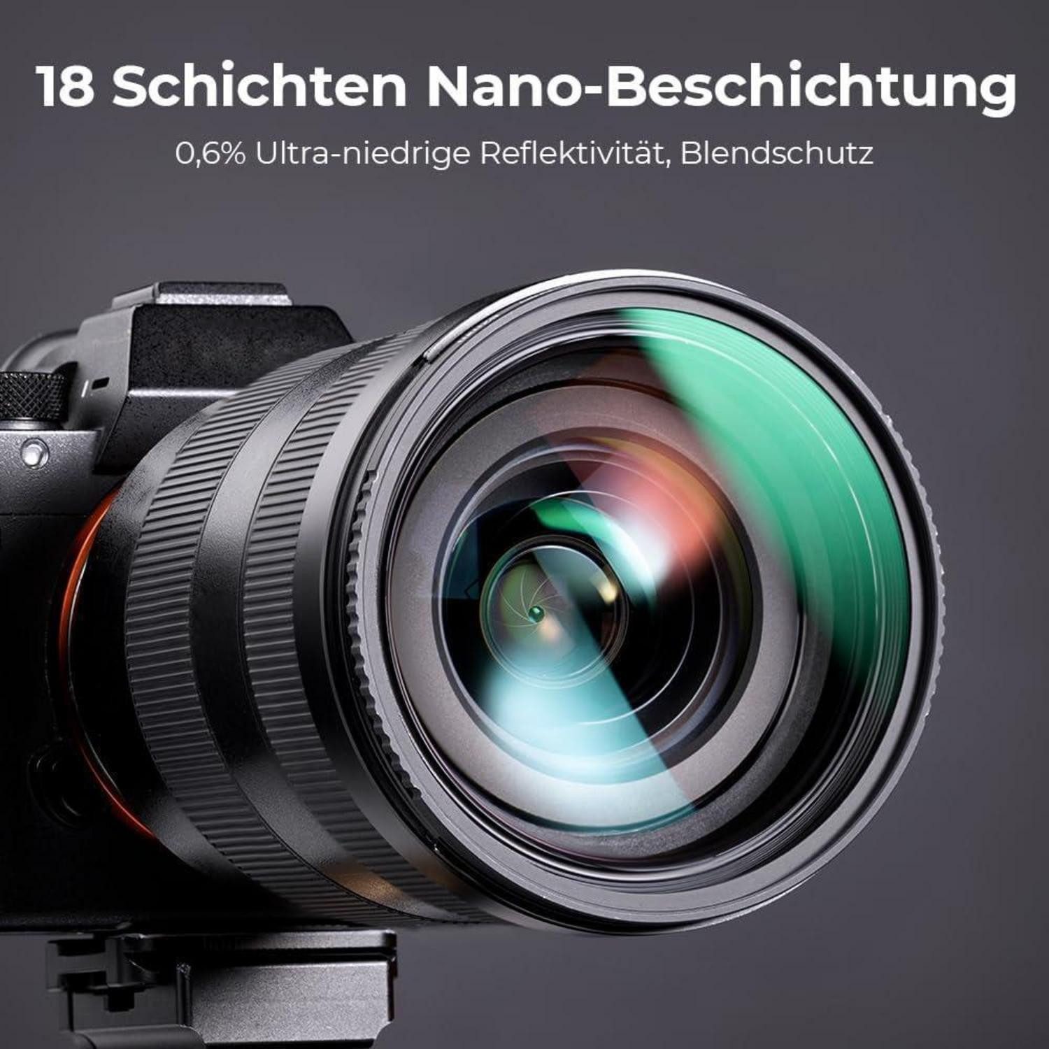 LuxusKollektion UV Filter Schutzfilter Slim MC 52MM Foto-UV-Filter