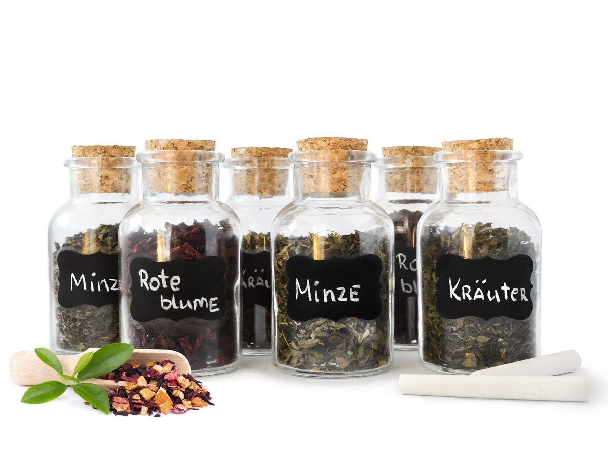 Sendez Gewürzbehälter 12 Gewürzgläser mit Korkverschluss 180ml mit. 24 Etik günstig online kaufen