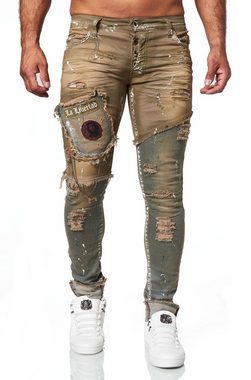 KINGZ Slim-fit-Jeans in lässigem Design