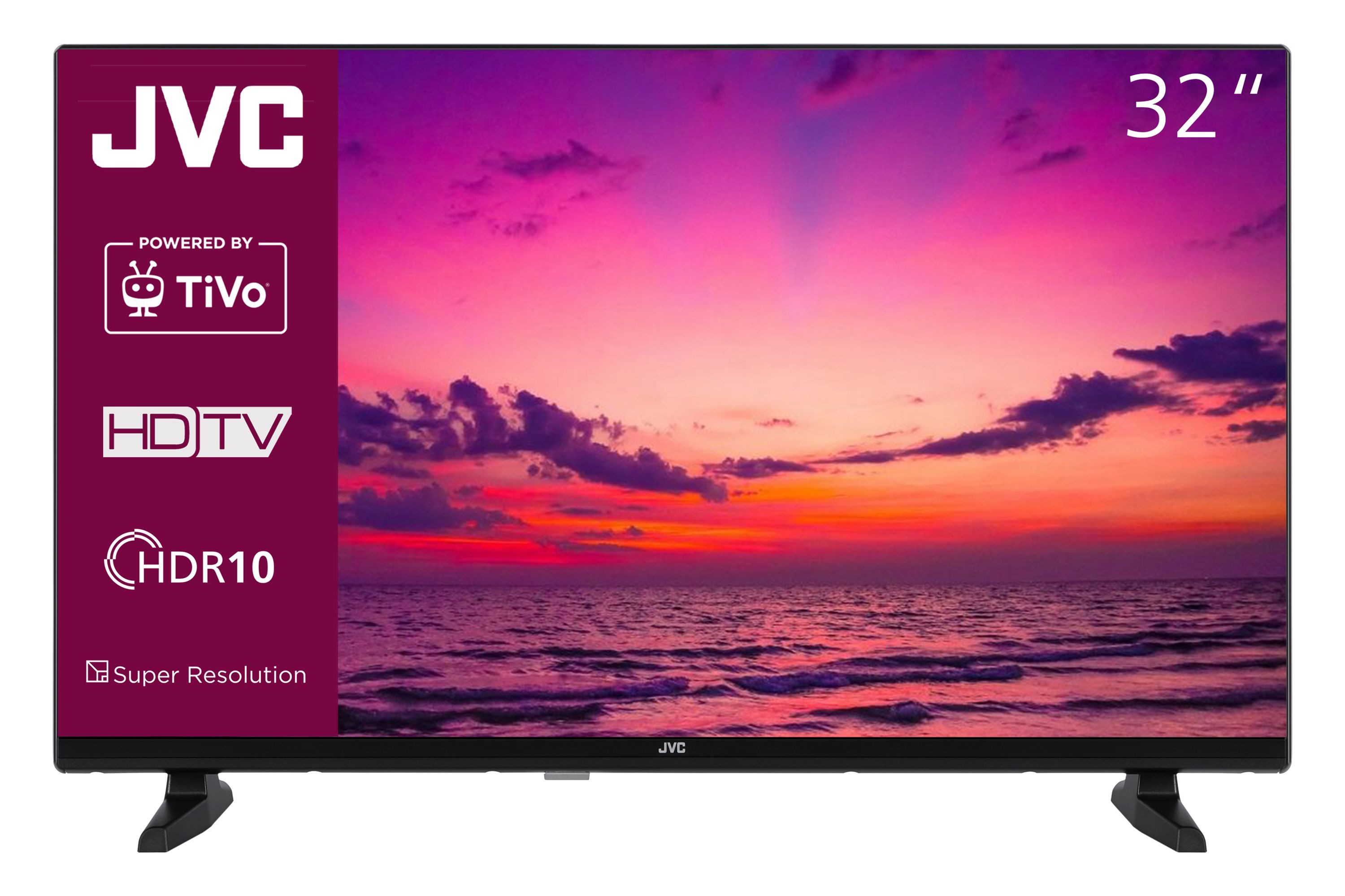 JVC LT-32VH5355 LCD-LED Fernseher (80 cm/32 Zoll, HD-ready, Smart TV powered by TiVo, Smart TV powered by TiVo, HDR, Triple-Tuner, 6 Monate HD+ inkl)