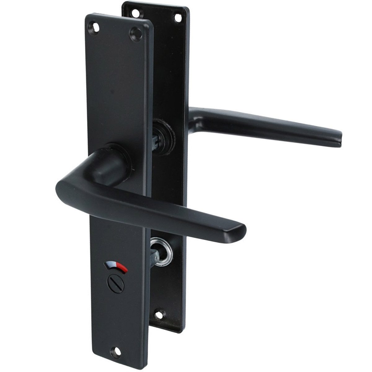 MS Beschläge Türgriff Türklinke Langschild Schwarz Türdrücker Türöffner, Ko günstig online kaufen