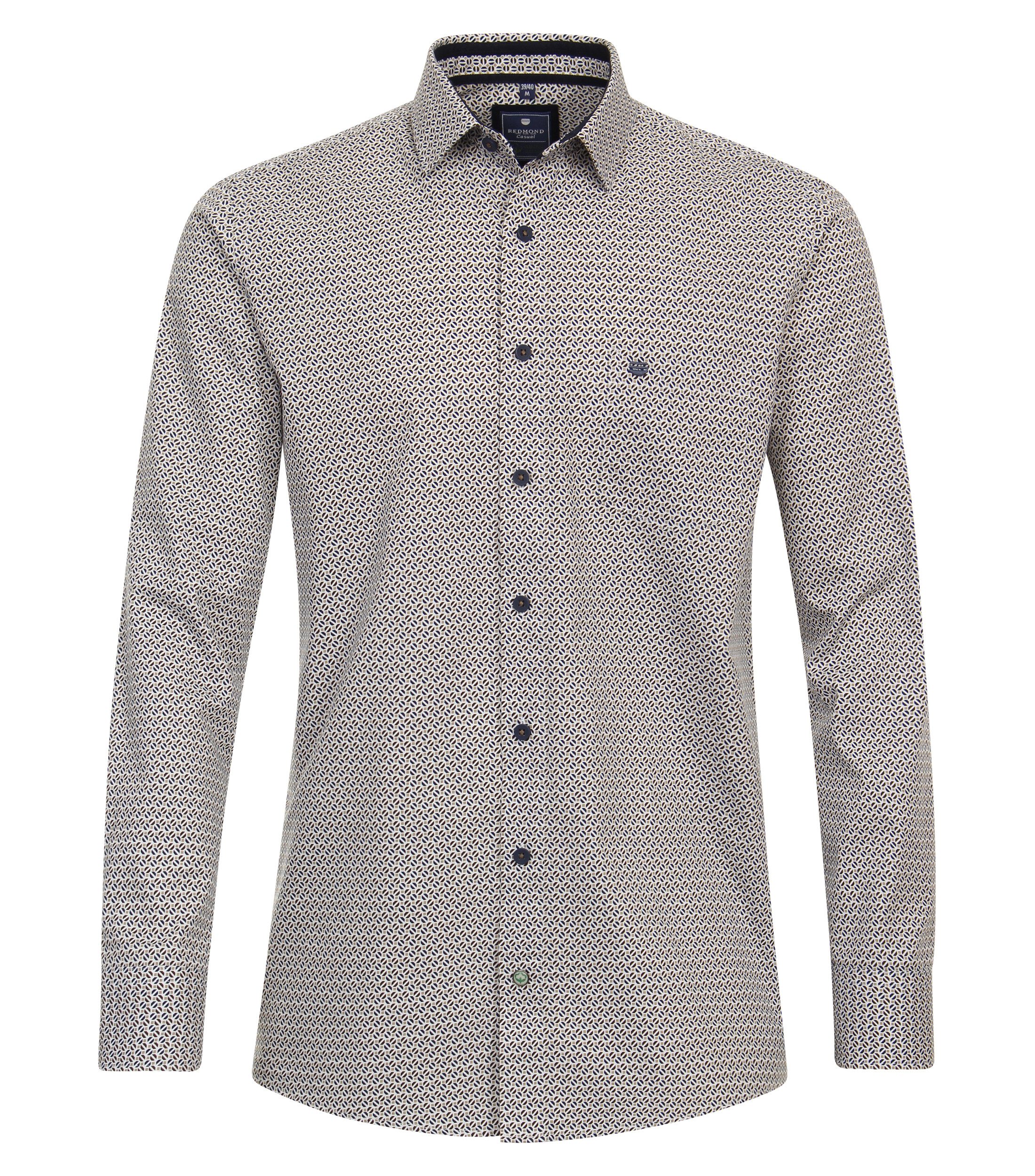Langarmhemd Druck Modern Fit