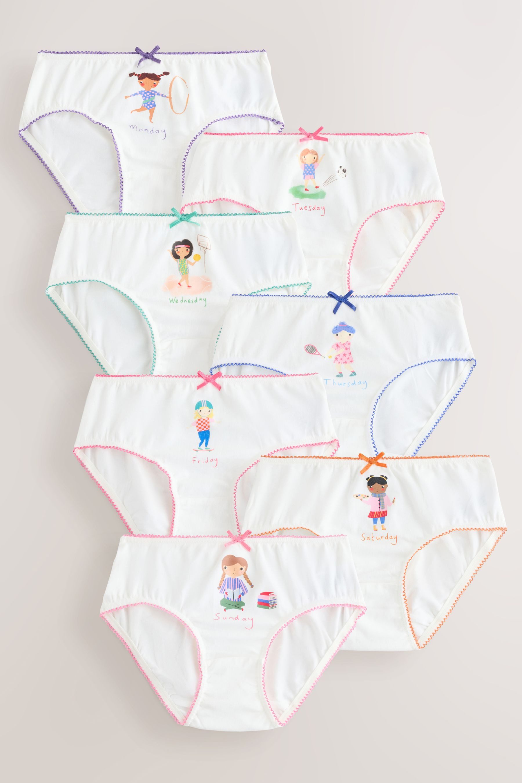 Next Slip Slips mit Wochentagen, 7er-Pack (7-St)