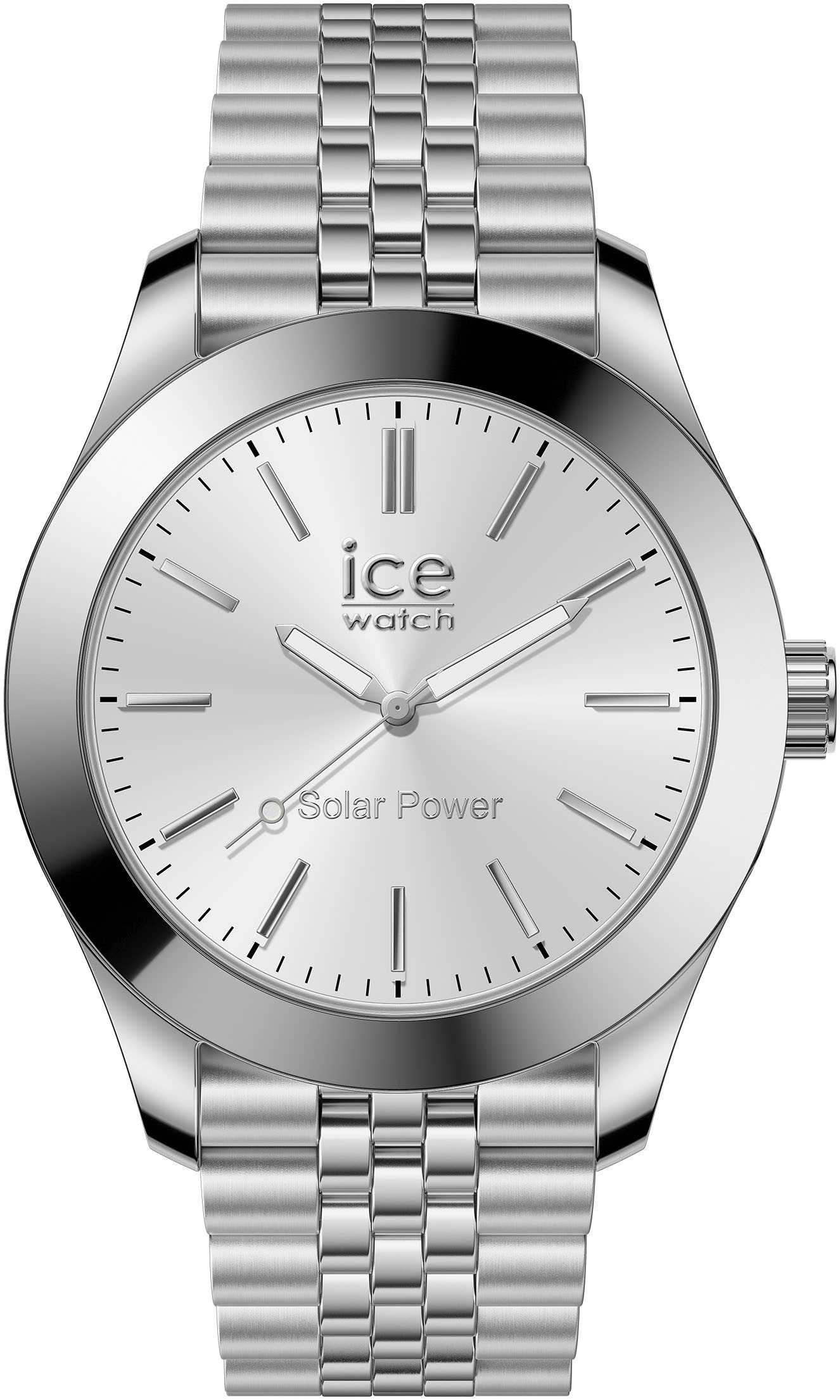 ice-watch Solaruhr ICE steel - Medium - SOLAR 3H 023797, Armbanduhr, Herren günstig online kaufen