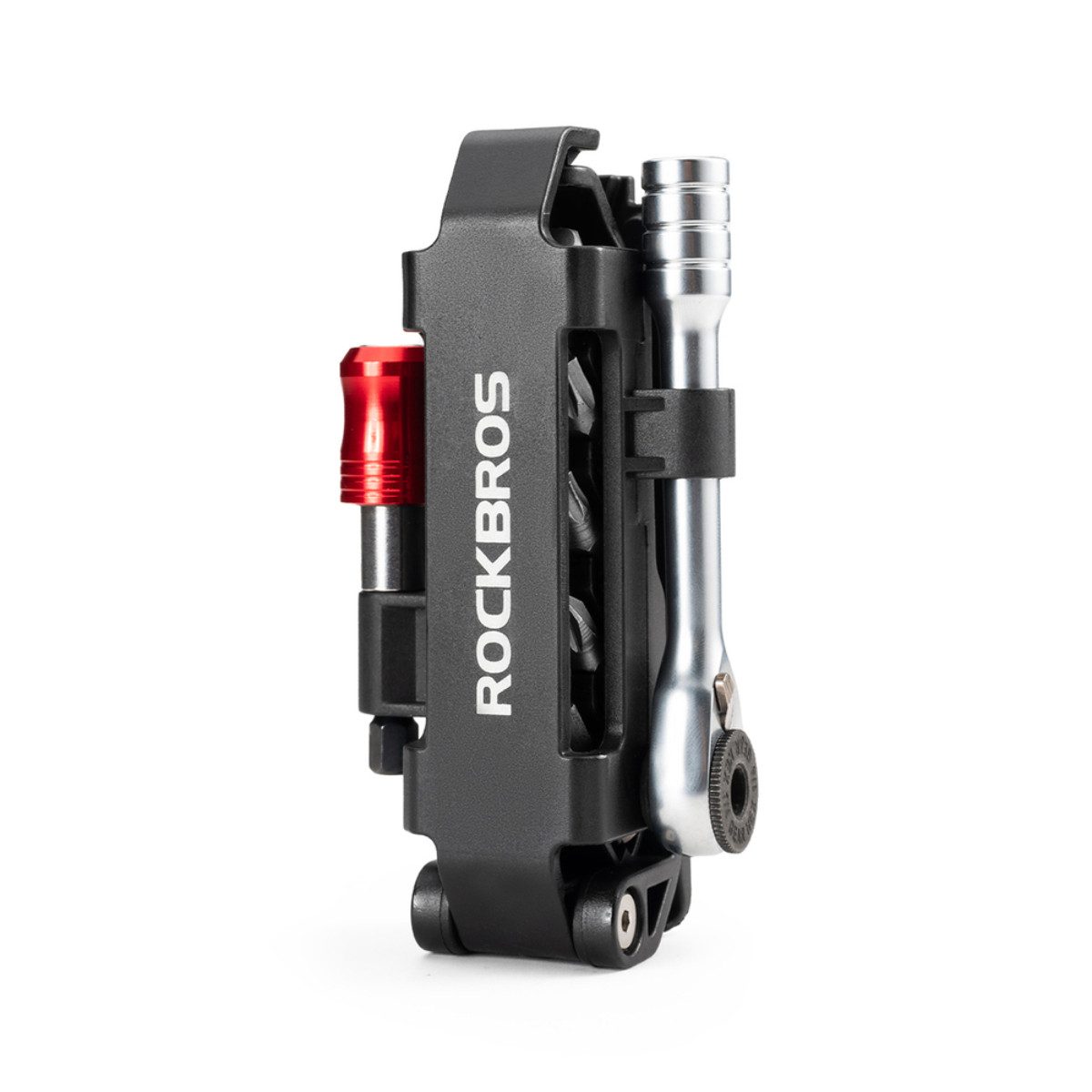 ROCKBROS Fahrradwerkzeugset Multitool-Ratschenset, (Kompaktes Reparaturset für unterwegs), Multitool mit Ratsche und Reifenhebern für unterwegs