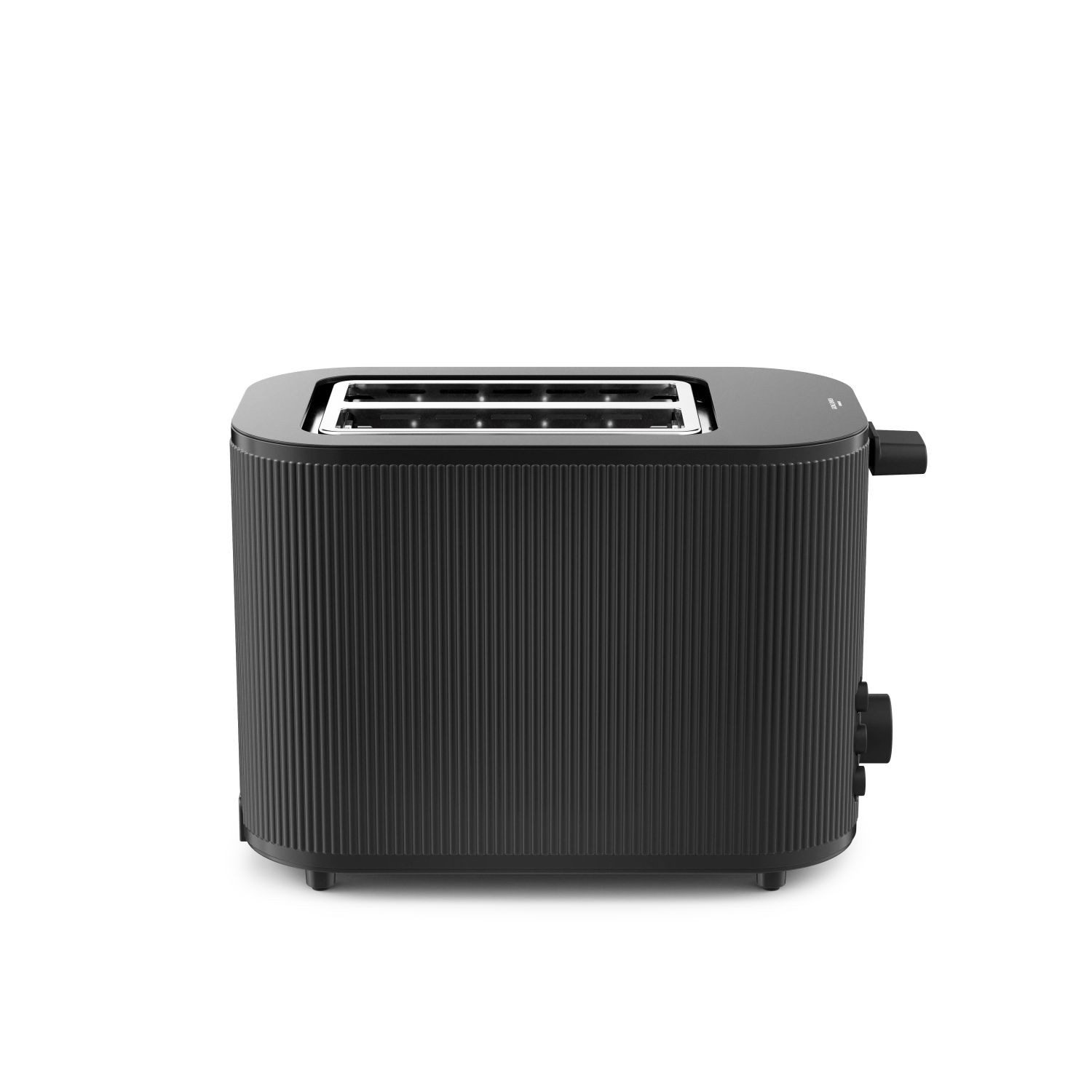 Georg Jensen Тостери Bernadotte Schwarz, zwei kurze Schlitze, für 2 Scheiben