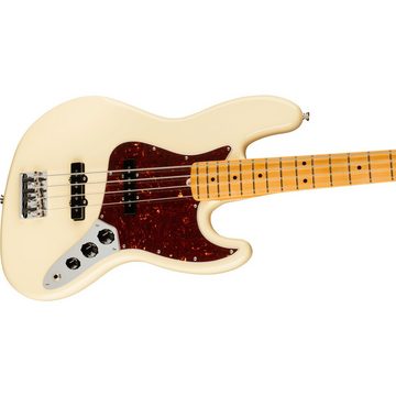 Fender E-Bass, E-Bässe, 4-Saiter E-Bässe, American Professional II Jazz Bass MN Olympic White - E-Bass