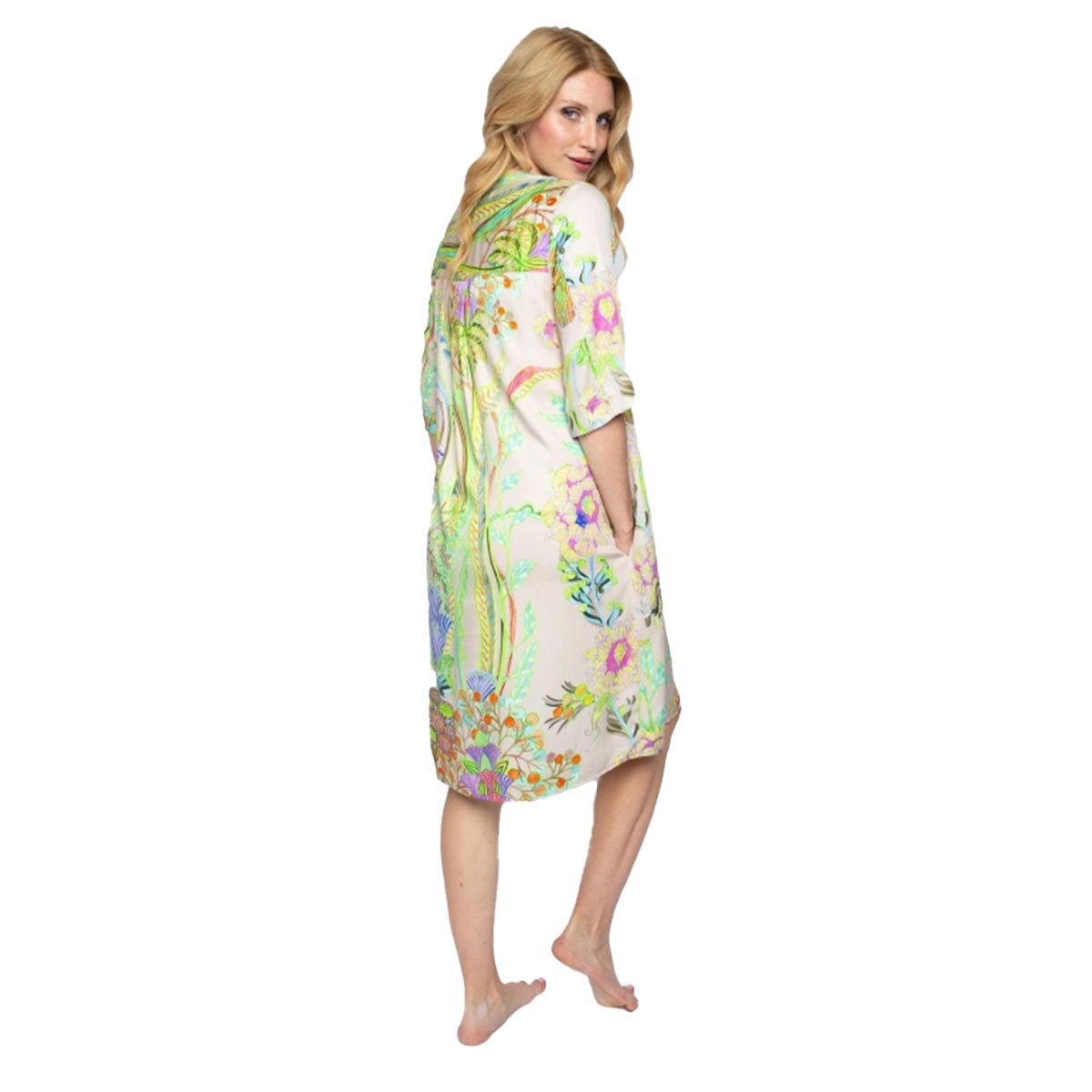 Emily Van Den Bergh Blusenkleid Flower Print
